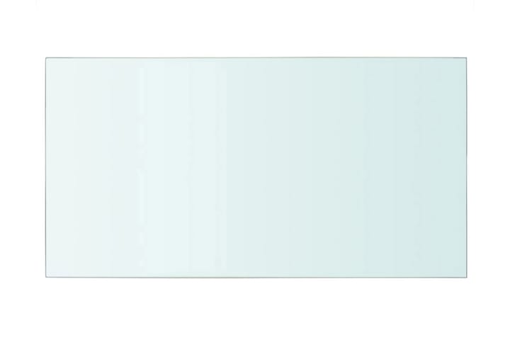Hyllplan 2 st glas genomskinlig 40x25 cm - Transparent - Förvaring - Skor & klädförvaring - Garderober & garderobssystem