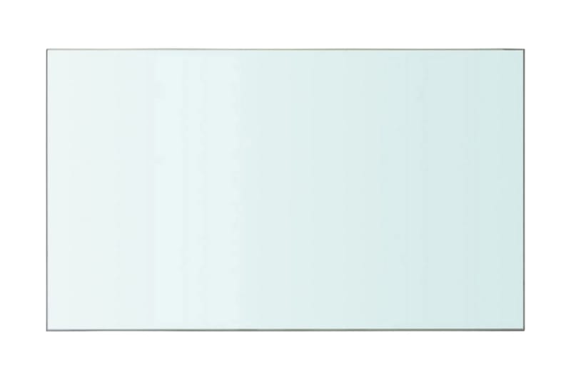 Hyllplan glas genomskinlig 50x30 cm - Transparent - Förvaring - Sko- & klädförvaring - Garderober & garderobssystem