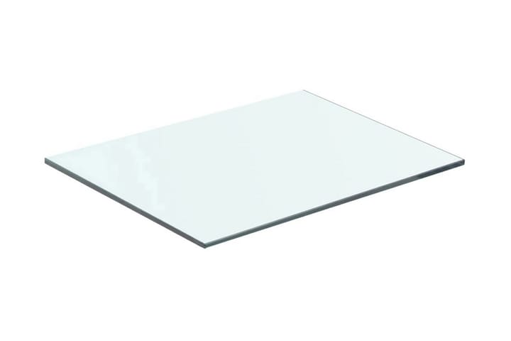 Hyllplan glas genomskinligt 40x25 cm