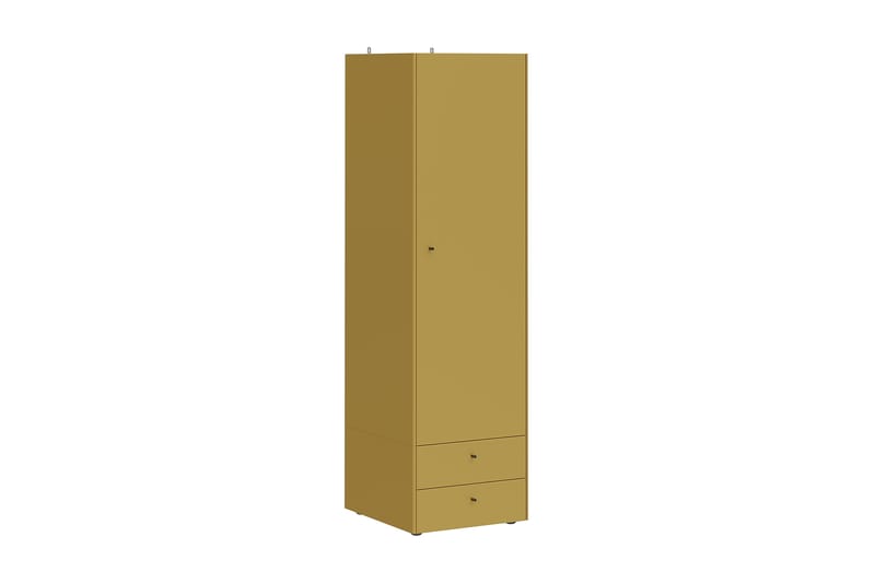 LOVI Garderob 55 Dörr 2 Lådor Gul - Förvaring - Skor & klädförvaring - Garderober & garderobssystem