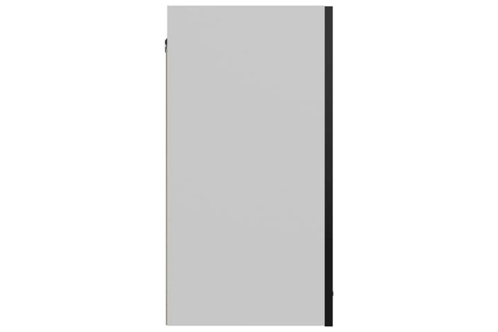 Väggskåp svart högglans 60x31x60 cm spånskiva - Svart - Förvaring - Skåp - Köksskåp
