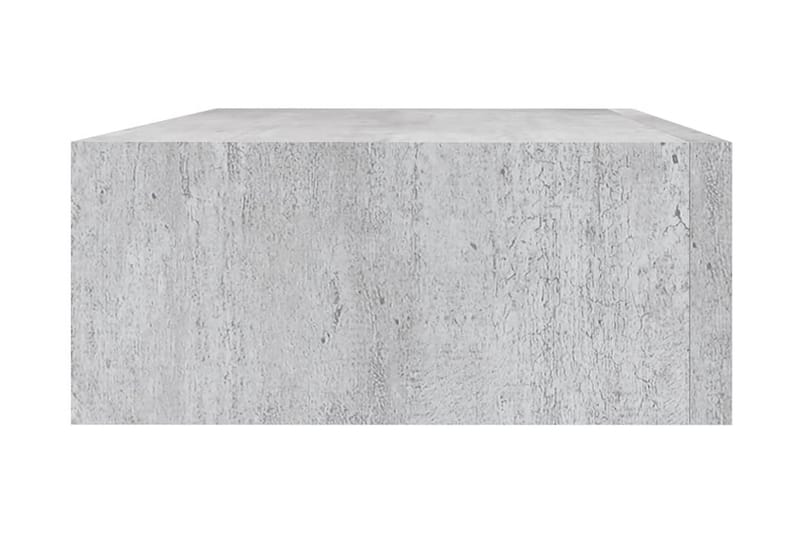 Vägglådor betonggrå 2 st 40x23,5x10 cm MDF - Betonggrå - Förvaring - Småförvaring - Förvaringslådor