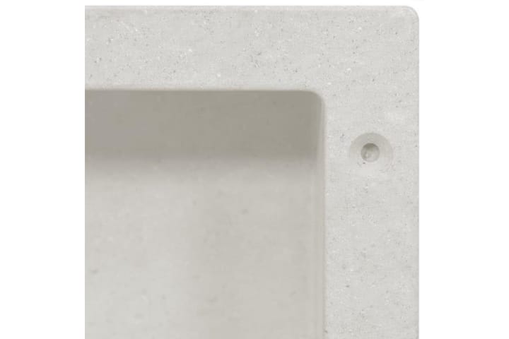 Infälld duschhylla niche matt vit 41x36x10 cm - Vit - Inredning & dekor - Badrumsinredning - Duschhylla & duschkorg