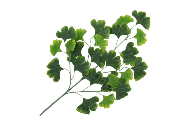 Konstgjorda blad ginkgo 10 st grön 65 cm - Grön - Inredning & dekor - Dekor & inredningsdetaljer - Konstgjorda växter