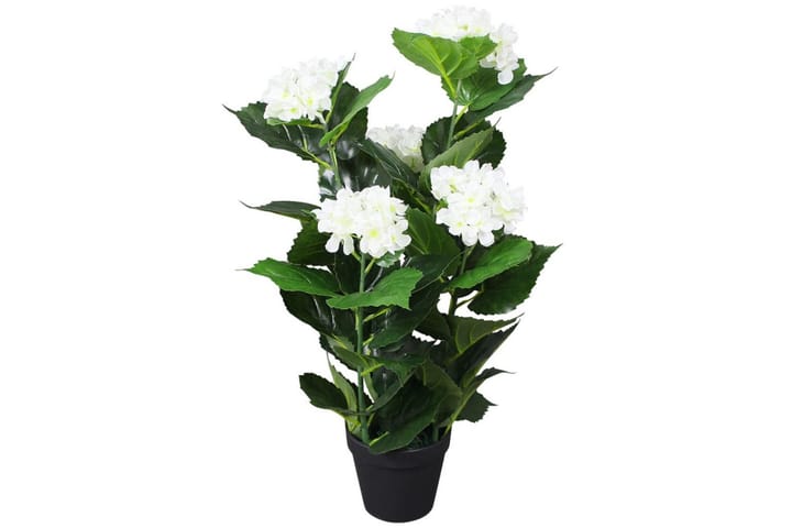 Konstväxt Hortensia med kruka 60 cm vit - Vit - Inredning & dekor - Dekor & inredningsdetaljer - Konstgjorda växter