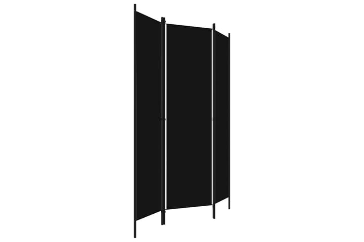 Rumsavdelare 3 paneler svart 150x180 cm - Svart - Inredning & dekor - Dekor & inredningsdetaljer - Rumsavdelare