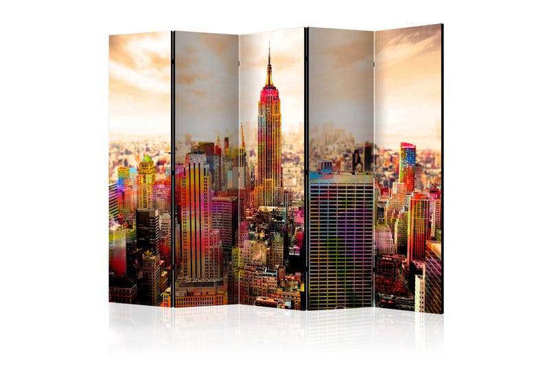 RUMSAVDELARE Colors of New York City III 225x172 cm - Artgeist sp. z o. o. - Inredning & dekor - Dekor & inredningsdetaljer - Rumsavdelare