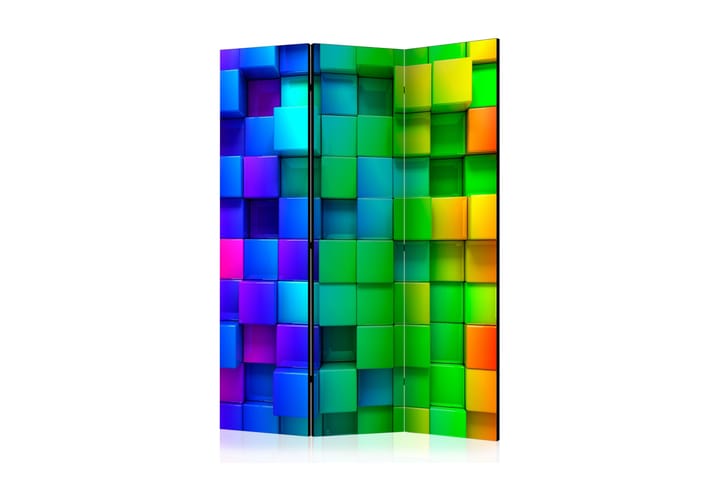 RUMSAVDELARE Colourful Cubes 135x172