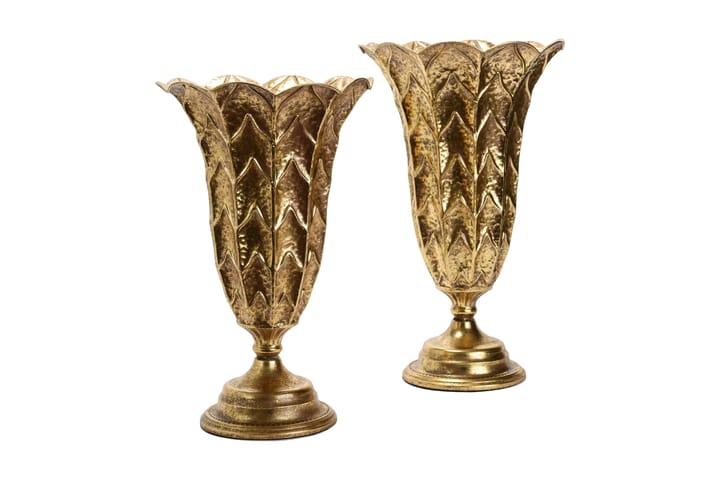 KRISCINDA Vas 31x51 cm Guld - Inredning & dekor - Dekor & inredningsdetaljer