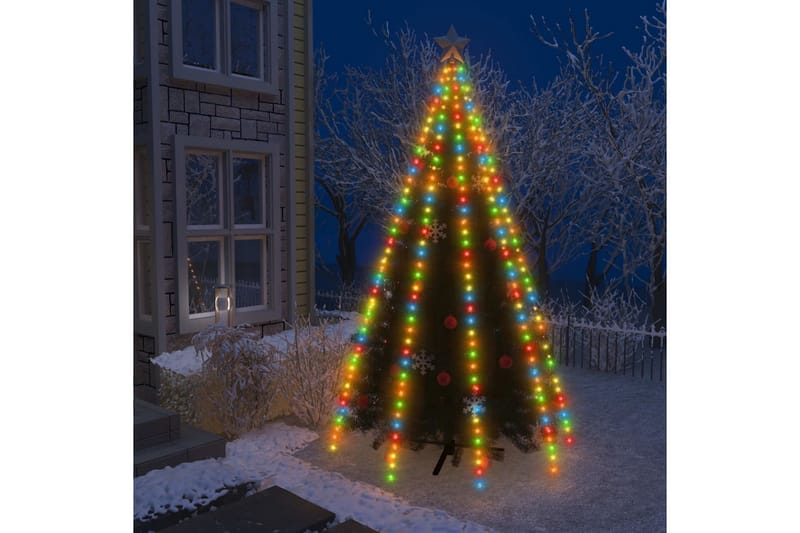 Ljusnät för julgran 400 lysdioder färgglad 400 cm - Inredning & dekor - Julpynt & helgdekoration - Julpynt & juldekoration - Julgranspynt