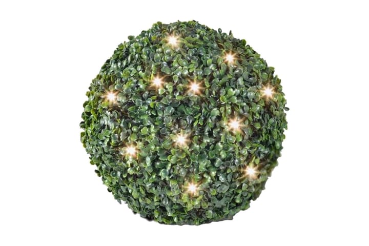 Trädgårdsbelysning Buxbomboll 35cm Solcell 2-pack - Grön - Inredning & dekor - Julpynt & helgdekoration - Julpynt & juldekoration - Julkrans