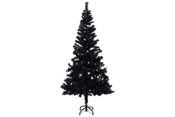 Plastgran med LED och julgranskulor svart 180 cm PVC - Inredning & dekor - Julpynt & helgdekoration - Julpynt & juldekoration - Plastgran