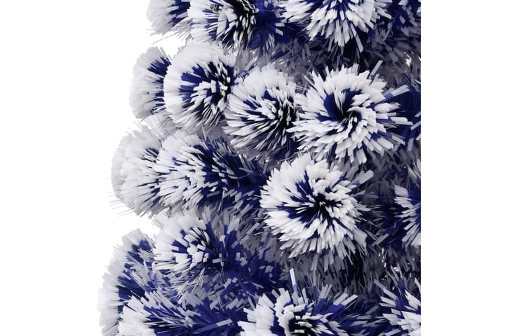 Plastgran med LED vit och blå 210 cm fiberoptik - Blå - Inredning & dekor - Julpynt & helgdekoration - Julpynt & juldekoration - Plastgran
