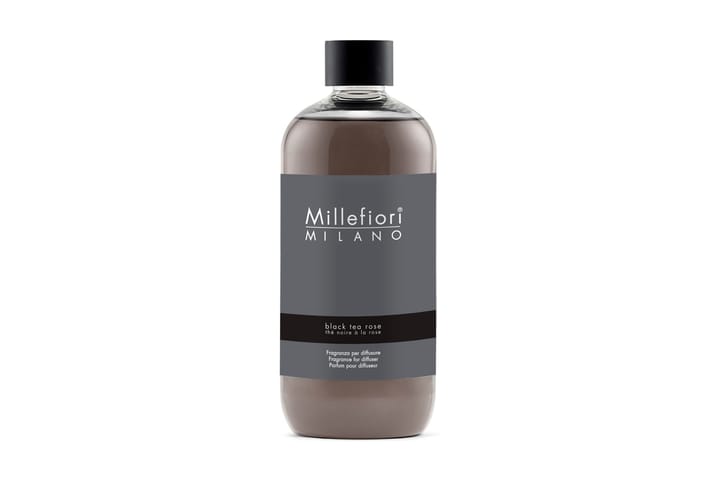 NATURAL Refill Stick Diffuser 500ml Black Tea Rose Doftpinna - Millefiori Milano - Inredning & dekor - Ljus & dofter - Rumsdoft & luftfräschare - Doftpinnar