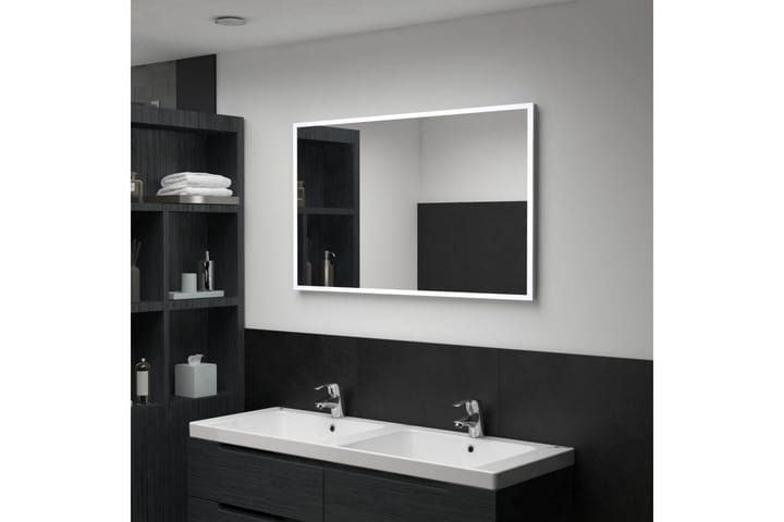 Badrumsspegel LED 100x60 cm - Silver - Inredning & dekor - Speglar - Badrumsspegel