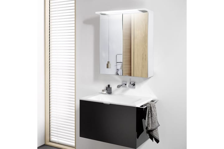 Spegelskåp Bathlife Glänsa 600 - Vit - Inredning & dekor - Speglar - Spegelmöbler - Spegelskåp
