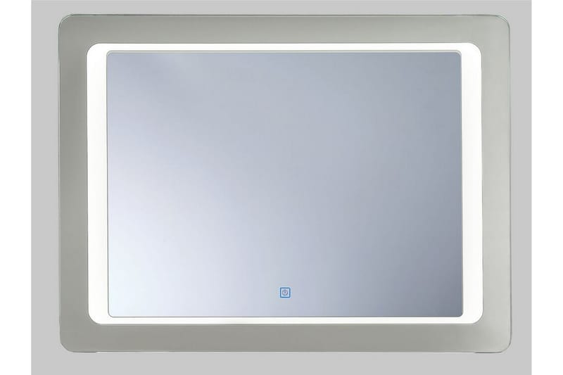 ALLICHAMPS Spegel med LED-Belysning Silver - Inredning & dekor - Speglar - Väggspegel