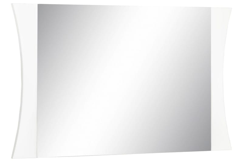 ARICON Spegel 110x60 cm Vägghängd Vit Högglans
