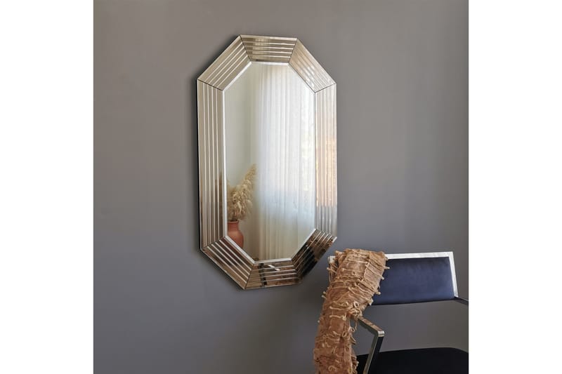 AYENI Dekorationsspegel 100 cm Brons - Inredning & dekor - Speglar - Väggspegel