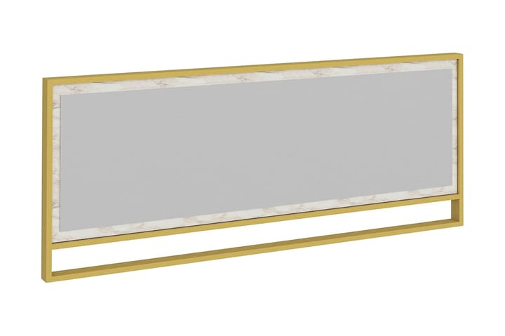CRAIGLOW Spegel 90 cm Guld/Vit - Inredning & dekor - Speglar - Väggspegel