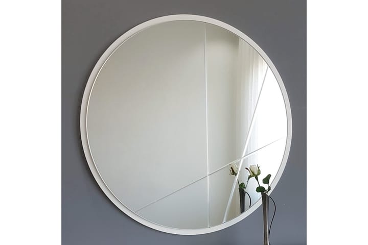 CROWTHER Dekorationsspegel 60 cm Silver - Inredning & dekor - Speglar - Väggspegel