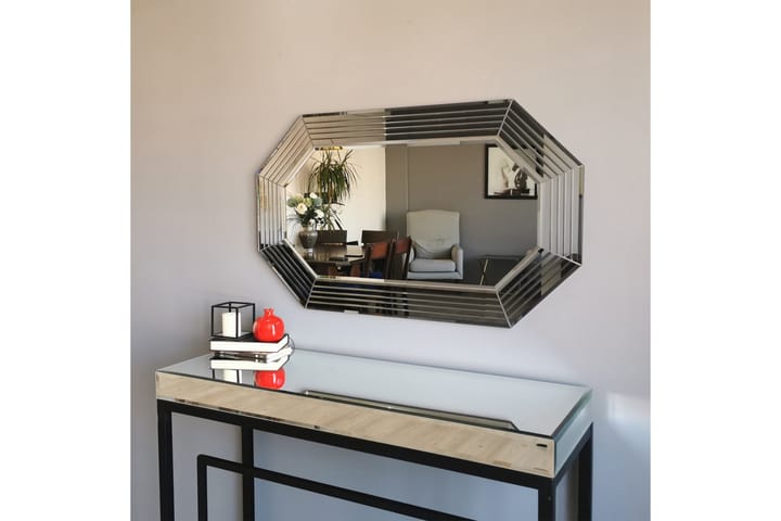 HABER Dekorationsspegel 60 cm Silver - Inredning & dekor - Speglar - Väggspegel