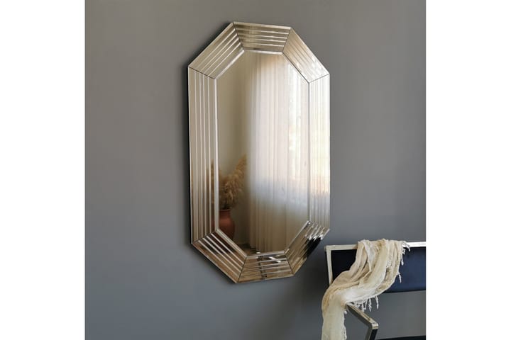 KETTLEBRIDGE Dekorationsspegel 100 cm Brons - Inredning & dekor - Speglar - Väggspegel