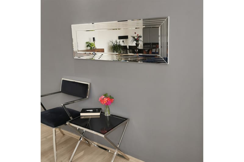 LLANDRE Dekorationsspegel 120 cm Silver - Inredning & dekor - Speglar - Väggspegel