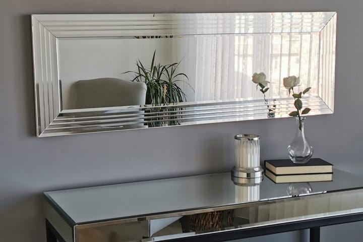 LLANDRE Dekorationsspegel 120 cm Silver - Inredning & dekor - Speglar - Väggspegel