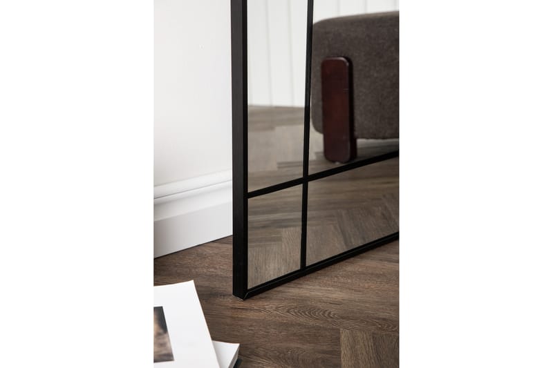 LOVIDA Spegel 110cm Svart ram - Inredning & dekor - Speglar - Väggspegel