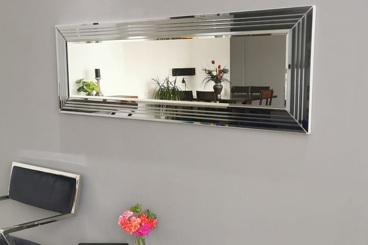 OLIVAREZ Dekorationsspegel 120 cm Silver - Inredning & dekor - Speglar - Väggspegel