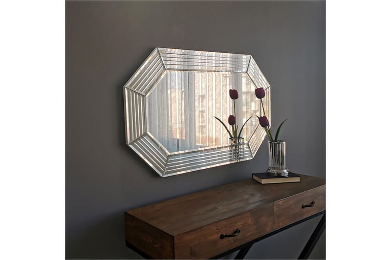 ONYAE Dekorationsspegel 60 cm Silver - Inredning & dekor - Speglar - Väggspegel
