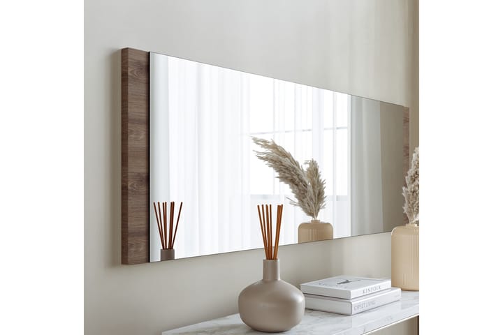 SPEGEL 40x120 cm Valnöt - Inredning & dekor - Speglar - Väggspegel