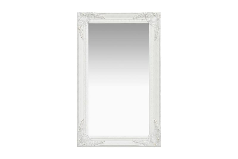 Väggspegel barockstil 50x80 cm vit - Inredning & dekor - Speglar - Väggspegel