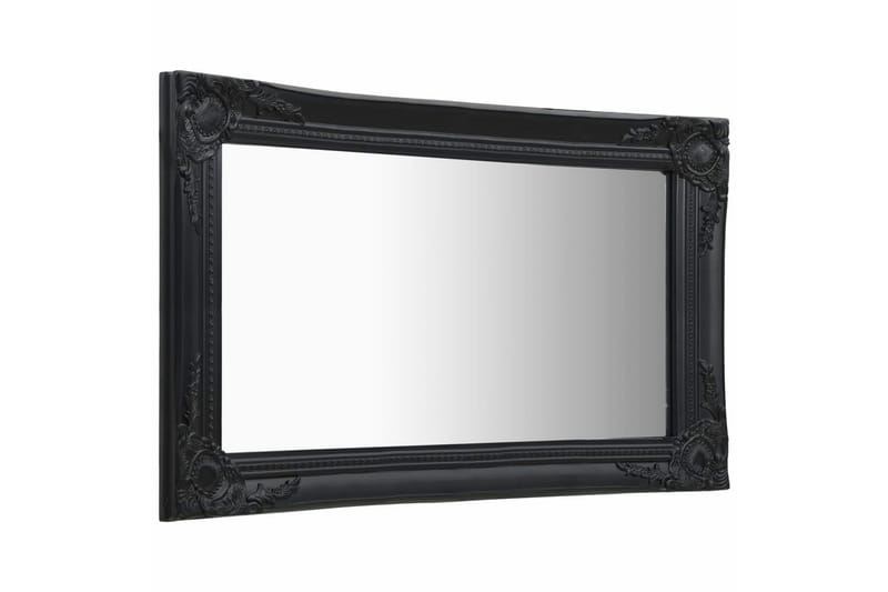 Väggspegel barockstil 60x40 cm svart - Inredning & dekor - Speglar - Väggspegel