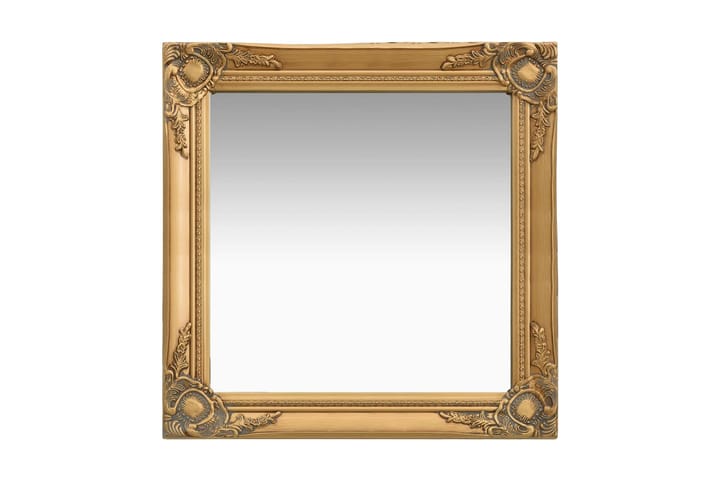 Väggspegel barockstil 60x60 cm guld - Inredning & dekor - Speglar - Väggspegel