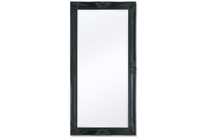 Väggspegel i barockstil 120x60 cm svart - Svart - Inredning & dekor - Speglar - Väggspegel