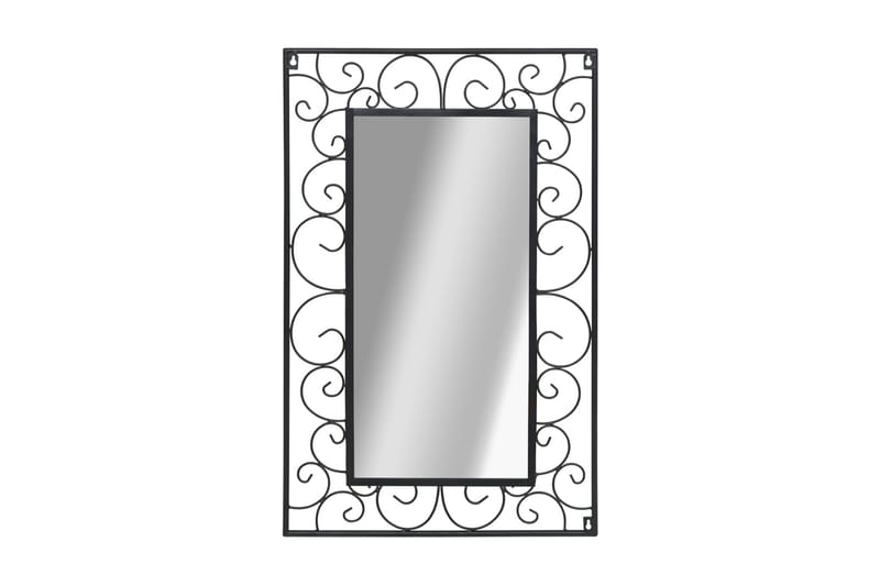 Väggspegel rektangulär 50x80 cm svart - Svart - Inredning & dekor - Speglar - Väggspegel