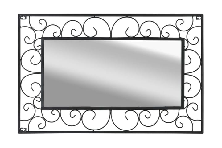Väggspegel rektangulär 50x80 cm svart - Svart - Inredning & dekor - Speglar - Väggspegel