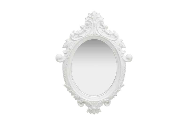 Väggspegel slottsstil 56x76 cm vit - Inredning & dekor - Speglar - Väggspegel