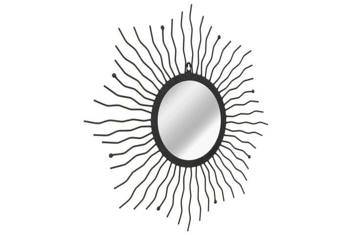 Väggspegel sol 60 cm svart - Svart - Inredning & dekor - Speglar - Väggspegel