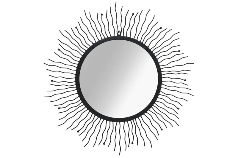 Väggspegel sol 80 cm svart - Svart - Inredning & dekor - Speglar - Väggspegel