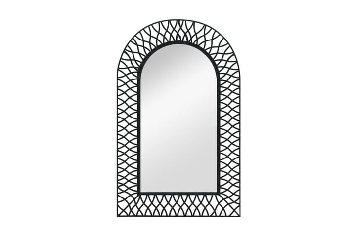 Väggspegel välvd 50x80 cm svart - Svart - Inredning & dekor - Speglar - Väggspegel
