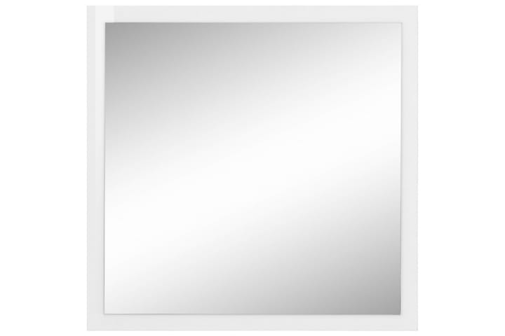 ZETEL Spegel 60x60 cm Vägghängd Vit Högglans