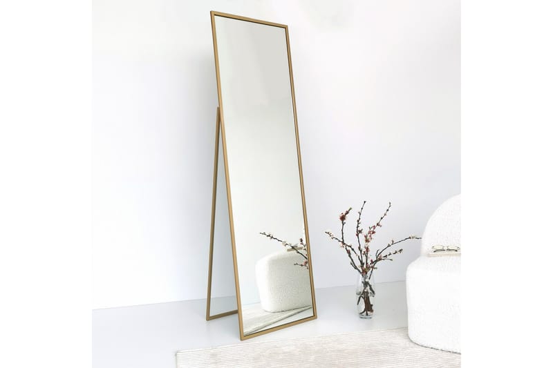 MALAHIDE Spegel 50x170 cm Guld/Härdat Glas - Inredning & dekor - Speglar