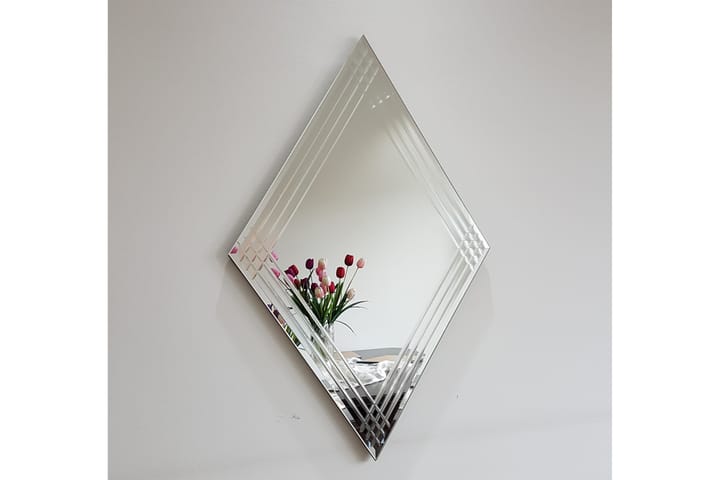 SAKURAKO Dekorationsspegel 45 cm Silver