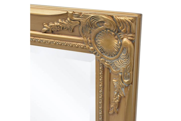 Väggspegel i barockstil 120x60 cm guld - Guld - Inredning & dekor - Speglar