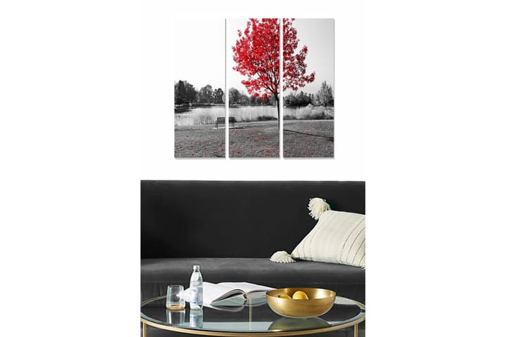 CANVASTAVLA Scenic 3-pack Flerfärgad 20x50 cm - Inredning & dekor - Tavlor & konst - Canvastavla