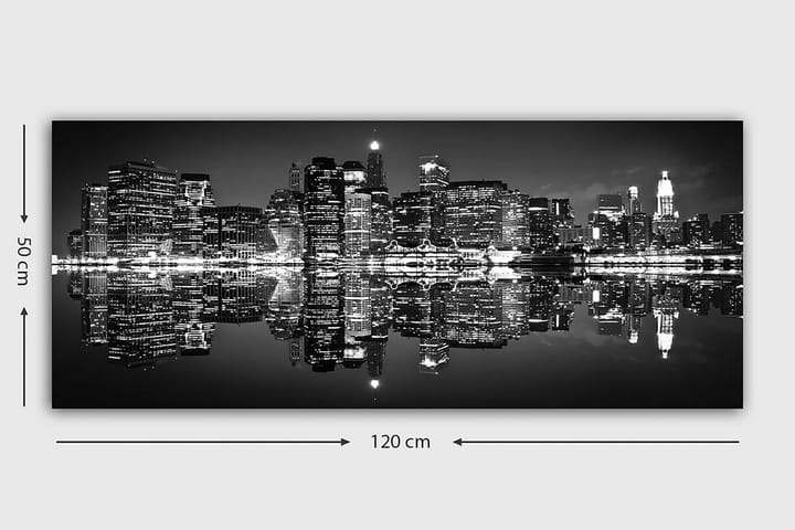 CANVASTAVLA YTY Cities & Countries Flerfärgad 120x50 cm - Inredning & dekor - Tavlor & konst - Canvastavla