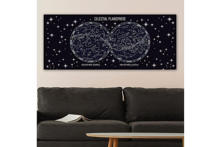 CANVASTAVLA YTY Outer Space Flerfärgad 120x50 cm - Inredning & dekor - Tavlor & konst - Canvastavla